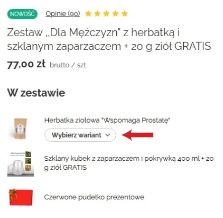 Zestaw ,,Dla Mężczyzn" z herbatką i szklanym zaparzaczem + 20 g ziół GRATIS Zrzut_ekranu_10-12-2025_142951_www.canva.com