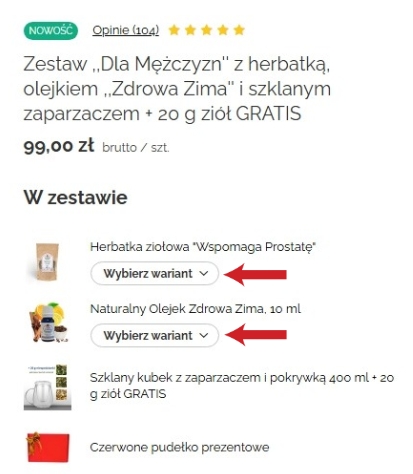 Zestaw ,,Dla Mężczyzn'' z herbatką, olejkiem ,,Zdrowa Zima'' i szklanym zaparzaczem + 20 g ziół GRATIS Zrzut_ekranu_10-12-2025_145131_www.canva.com
