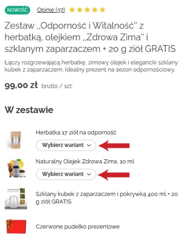 Zestaw ,,Dla Mężczyzn'' z herbatką, olejkiem ,,Zdrowa Zima'' i szklanym zaparzaczem + 20 g ziół GRATIS Zrzut_ekranu_10-12-2025_145131_www.canva.com