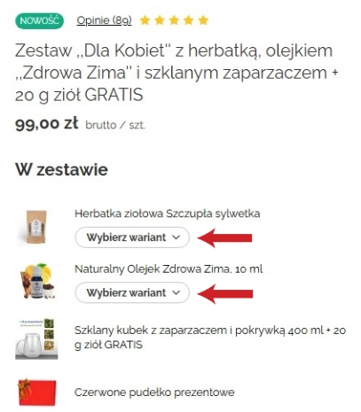 Zestaw ,,Dla Kobiet'' z herbatką, olejkiem ,,Zdrowa Zima'' i szklanym zaparzaczem + 20 g ziół GRATIS Zrzut_ekranu_11-12-2025_83334_www.canva.com
