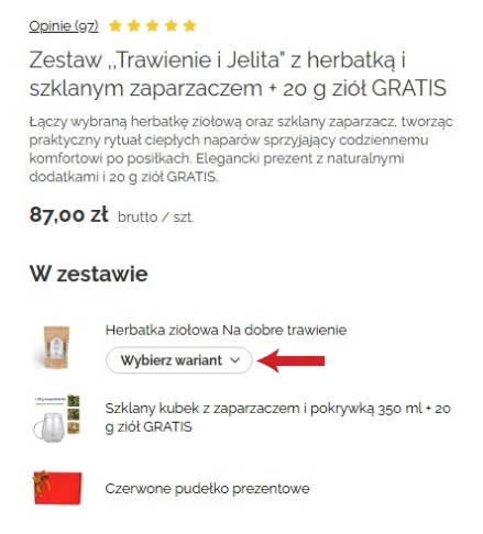 Zestaw ,,Dla Mężczyzn" z herbatką i szklanym zaparzaczem + 20 g ziół GRATIS Zrzut_ekranu_10-12-2025_142951_www.canva.com