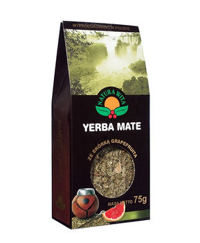 Yerba Mate ze Skórką Grejpfruta, 75 g - Natura Wita