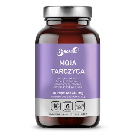 Moja Tarczyca, 50 kaps. vege - Panaseus