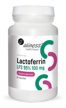 Lactoferrin LFS 95% 100 mg, 60 kaps. - Aliness