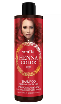 Szampon do włosów w odcieniach czerwieni i rudości, 300 ml - Venita
