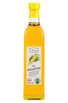 Olej kukurydziany tłoczony na zimno, 500 ml - OlVita