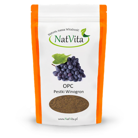OPC pestki winogron mielone, 150 g - NatVita