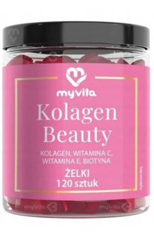 Naturalne Żelki - Kolagen Beauty, 120 szt. - MyVita