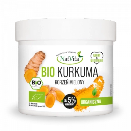 Kurkuma Mielona BIO, 100 g - NatVita
