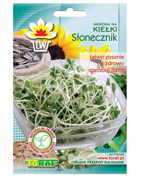 Nasiona na kiełki Słonecznik, 20 g - Toraf