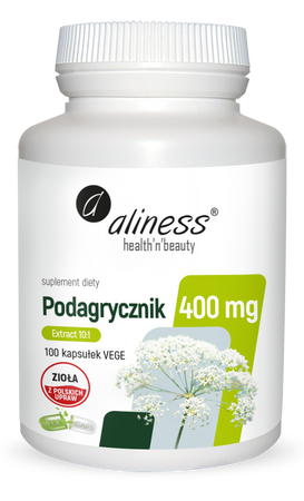 Podagrycznik 400 mg, 100 kaps. vege - Aliness 