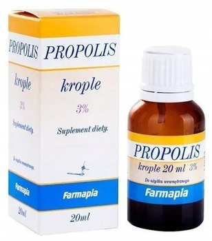 Propolis krople 3%, 20 ml - Farmapia