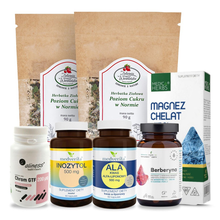 Zestaw WSPARCIE RÓWNOWAGI CUKRU