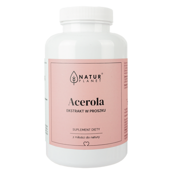 Acerola ekstrakt w proszku, 250 g - Natur Planet