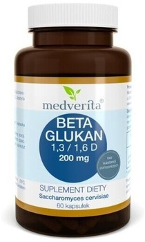 Beta Glukan 200 mg, 60 kaps. vege - Medverita