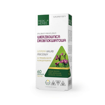Wierzbownica Drobnokwiatowa 520 mg, 60 kaps. - Medica Herbs
