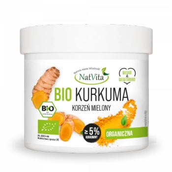 Kurkuma Mielona BIO, 100 g - NatVita