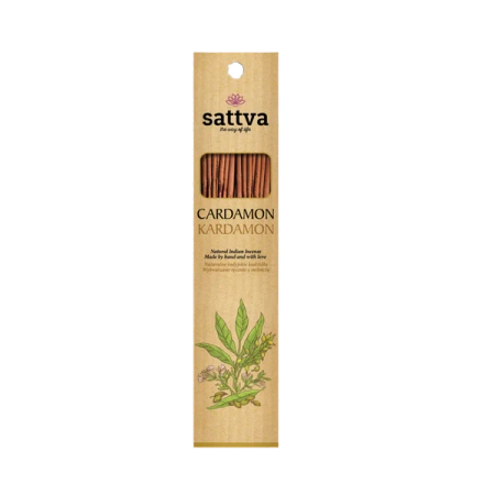 Naturalne Kadzidła Kardamon, 15 szt. - Sattva