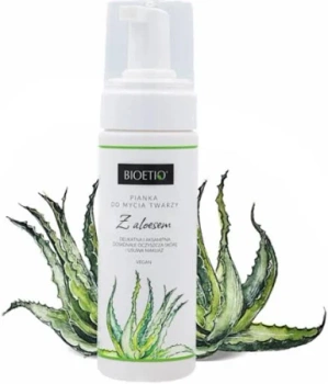 Pianka do mycia twarzy z aloesem, 150 ml - Bioetiq
