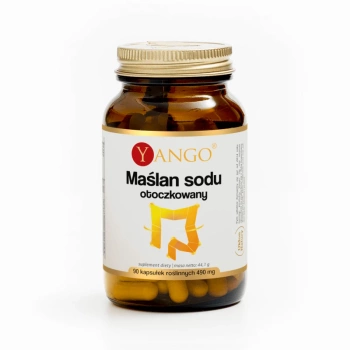 Maślan Sodu Otoczkowany, 90 kaps. vege - Yango