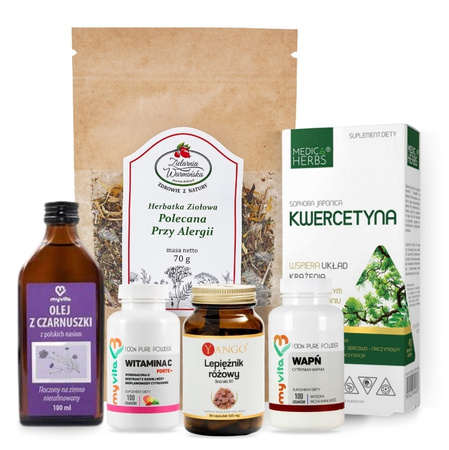 Zestaw WSPARCIE PRZY ALERGII Z LEPIĘŻNIKIEM