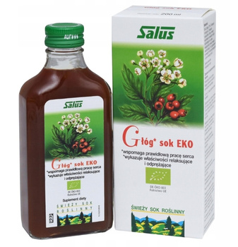 Głóg sok EKO, 200 ml - Salus