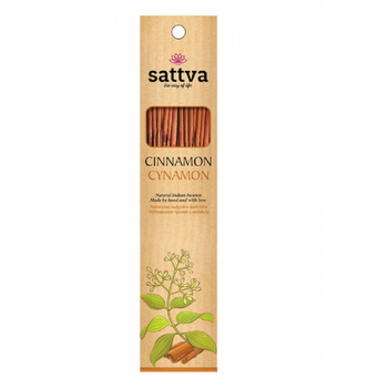 Naturalne Kadzidła Cynamon, 15 szt. - Sattva