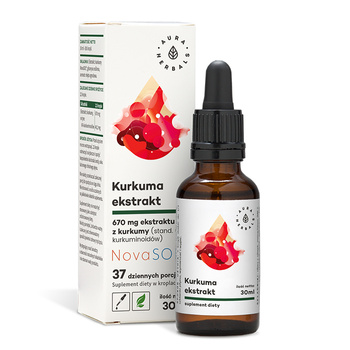 Kurkuma Ekstrakt, 30 ml - Aura Herbals