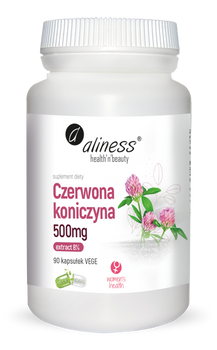 Czerwona Koniczyna 500 mg, 90 kaps. vege - Aliness