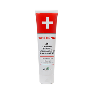 Panthenol Żel z aloesem, alantoiną i witaminami A, E, F, 100 ml - GorVita