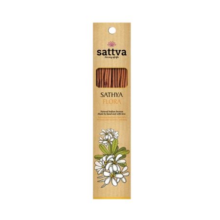 Naturalne Kadzidła Flora, 15 szt. - Sattva