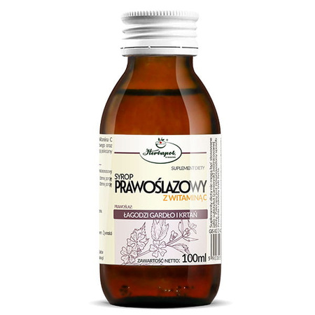 Syrop Prawoślazowy z Witaminą C, 100 ml - Herbapol