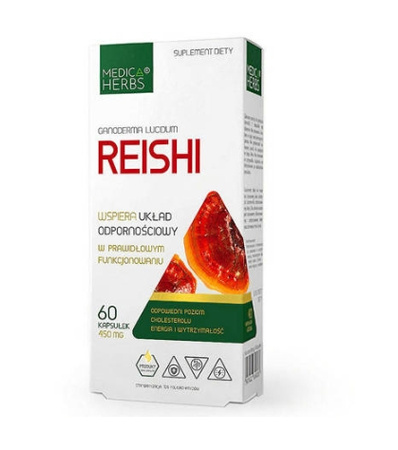 Reishi 450 mg, 60 kaps. - Medica Herbs