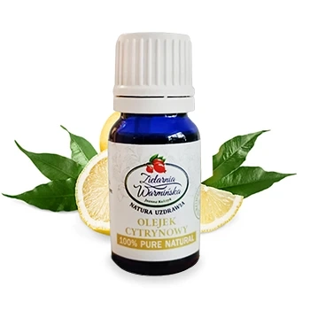 100% Naturalny Olejek Cytrynowy, 10 ml