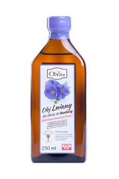 Olej lniany do diety dr Budwig 250 ml