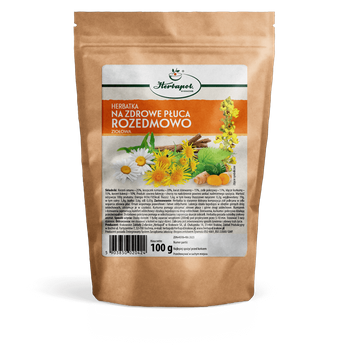 Herbata na zdrowe płuca Rozedmowo, 100 g - Herbapol