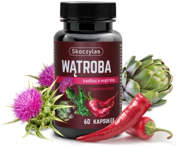 Wątroba, 60 kaps. vege - Skoczylas