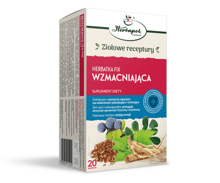 Herbatka Fix Wzmacniająca w saszetkach, 20 szt. - Herbapol