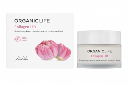 Botaniczny krem przeciwzmarszczkowy na dzień - collagen lift, 50 g - Organic Life