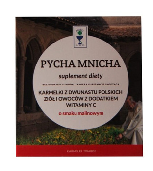 Pycha Mnicha Karmelki o smaku malinowym, 80 g - Planta-lek
