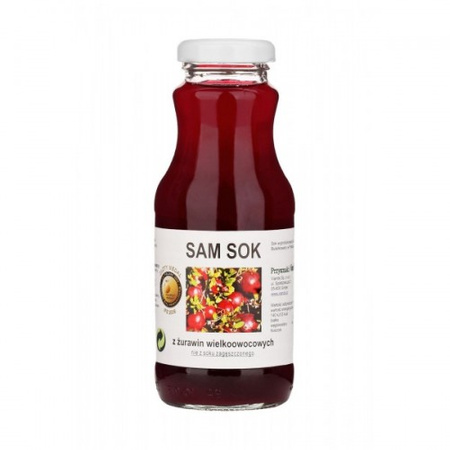 Sok z żurawiny wielkoowocowej, 250 ml - Sam Sok