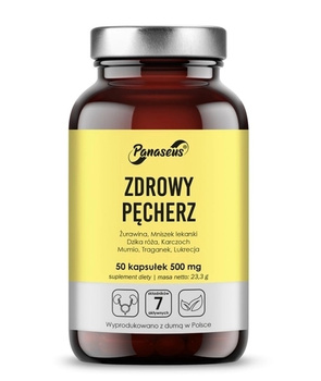 Zdrowy Pęcherz, 50 kaps. vege - Panaseus