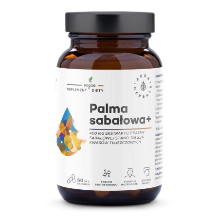 Palma Sabałowa + 400 mg, 60 kaps. - Aura Herbals 