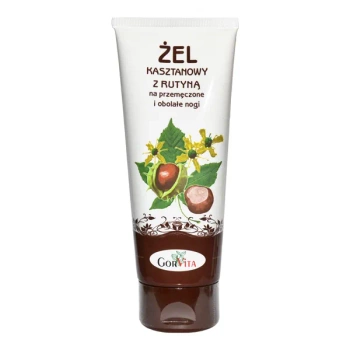 Żel kasztanowy z rutyną na przemęczone i obolałe nogi, 200 ml - GorVita