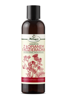 Szampon do Włosów, z Łopianem i Kozieradką, 250 ml - Herbapol