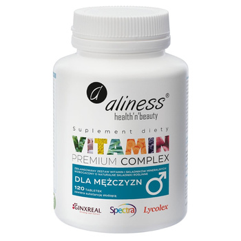 Vitamin Premium Complex dla Mężczyzn, 120 tabl. vege - Aliness