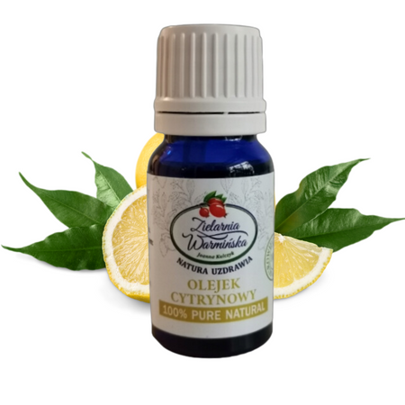 100% Naturalny Olejek Cytrynowy, 10 ml