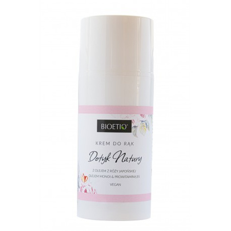 Krem do rąk Dotyk Natury z olejem z róży japońskiej, 100 ml - Bioetiq
