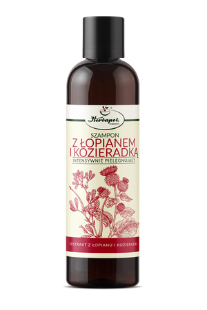Szampon do Włosów, z Łopianem i Kozieradką, 250 ml - Herbapol