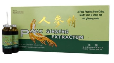 Panax Ginseng Extractum - żeń-szeń, ampułki 10 x 10 ml - Meridian
